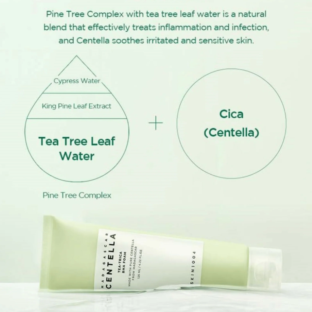 SKIN1004 - Madagascar Centella Tea-trica BHA Foam [125ml]