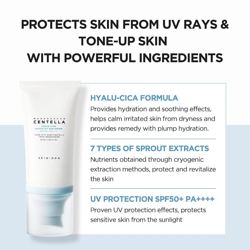 SKIN1004 - Madagascar Centella Hyalu-Cica Water-Fit Sun Serum [50ml]