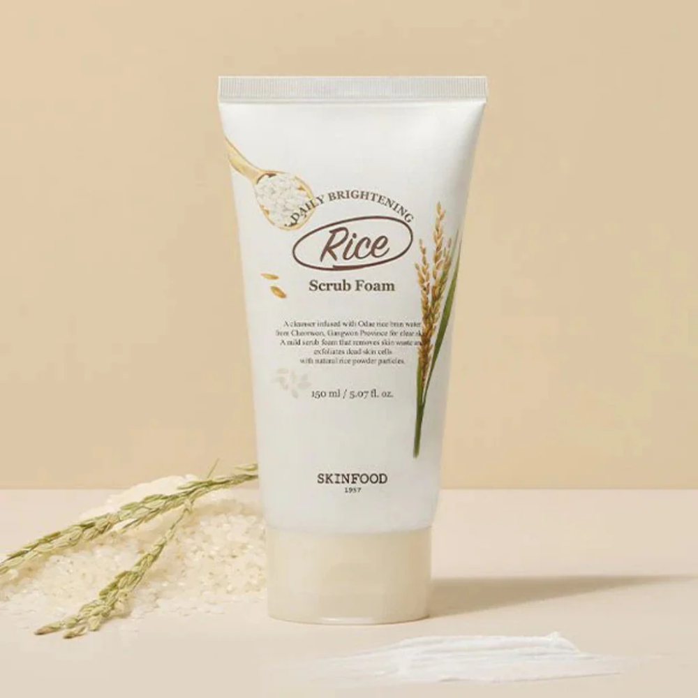 SKINFOOD - Rice Daily Brightening Scrub Foam [150ml]