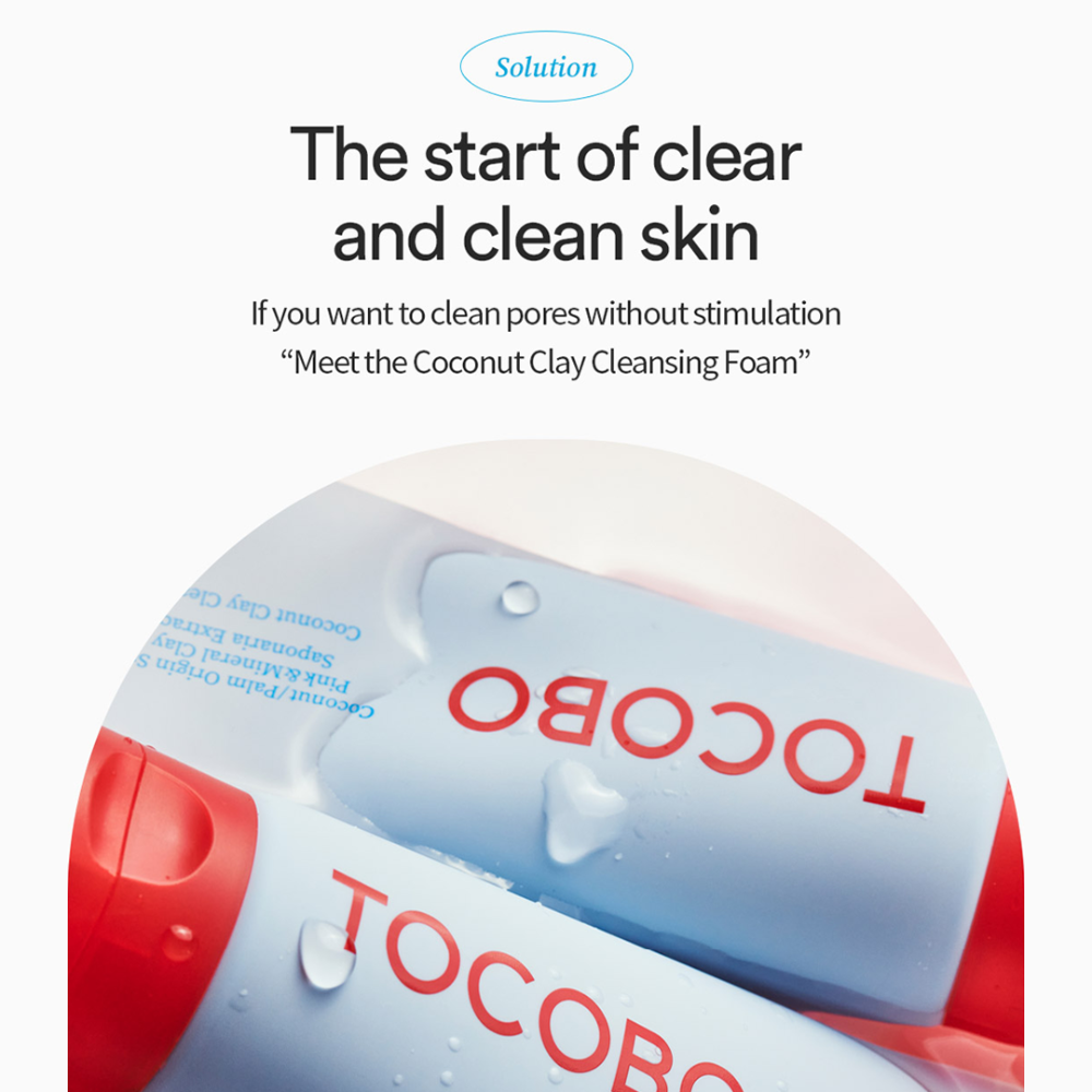 TOCOBO - Coconut Clay Cleansing Foam [150ml]
