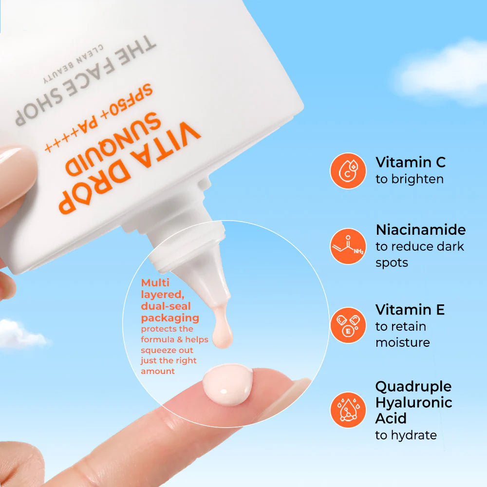 THE FACE SHOP - Vita Drop Sunquid [50ml]