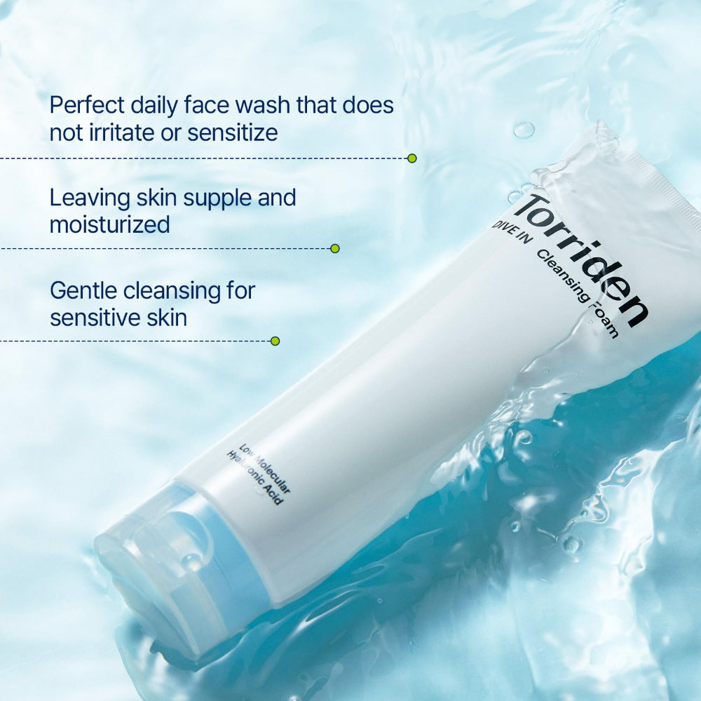 TORRIDEN - DIVE-IN Low Molecule Hyaluronic Acid Cleansing Foam [150ml]