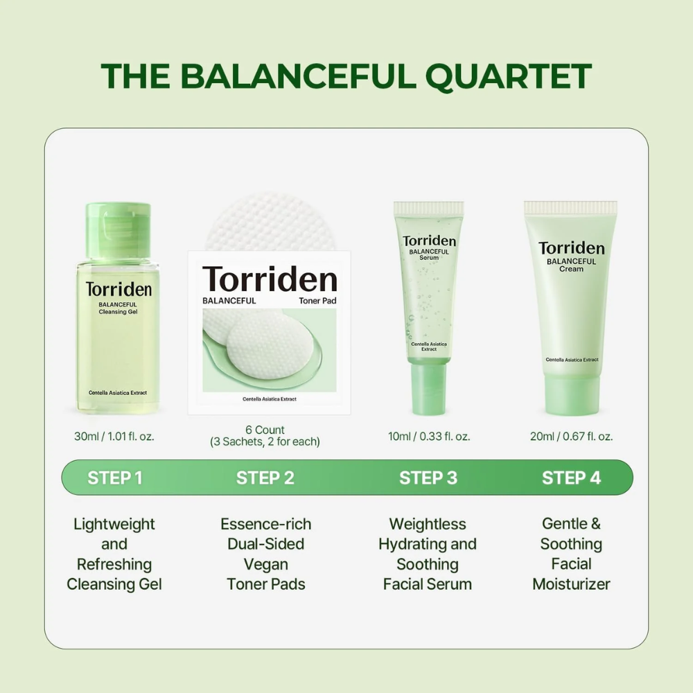 TORRIDEN - Balanceful Trial Kit [6pcs - 1 Kit]