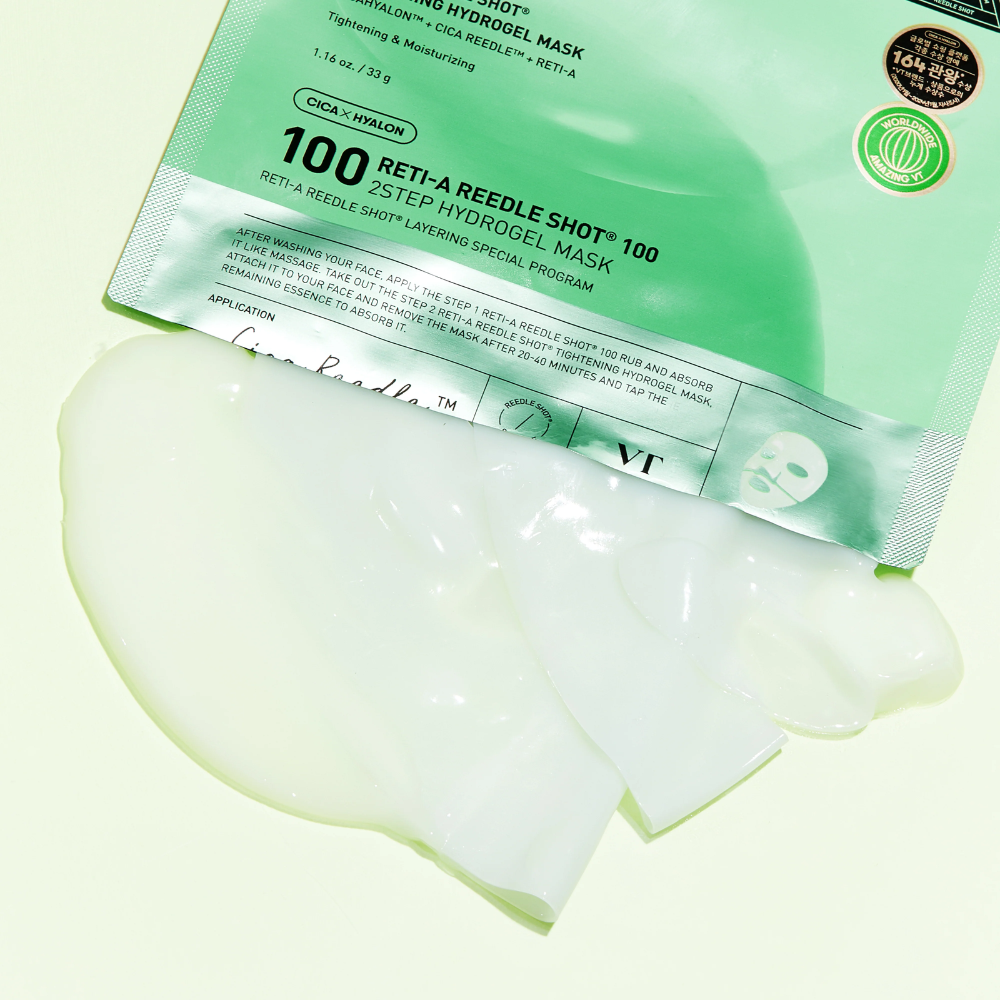 VT - Reti-A Reedle Shot 100 2-Step Hydrogel Mask [34.5g]