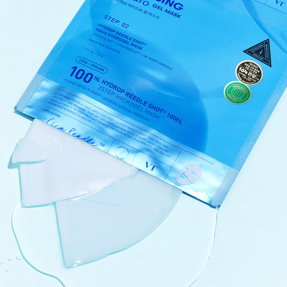 VT - Hydrop Reedle Shot 100 2-Step Hydrogel Mask [34.5g]