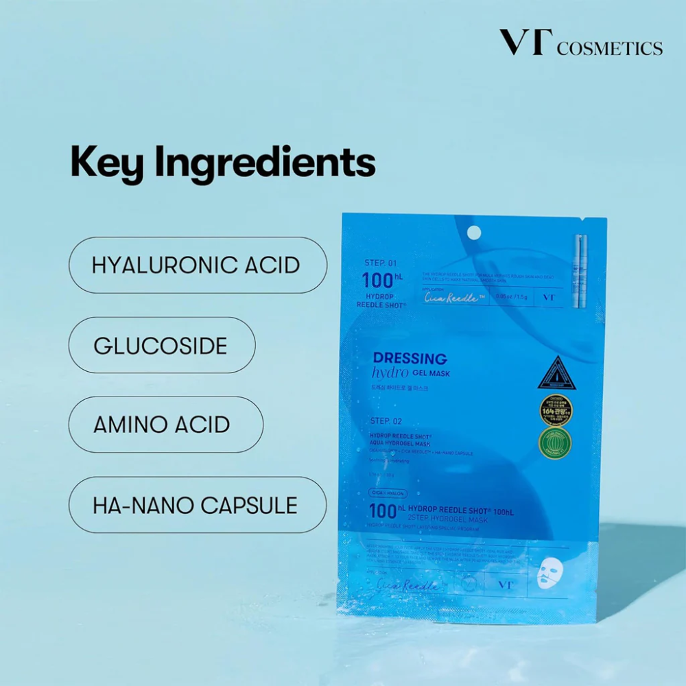 VT - Hydrop Reedle Shot 100 2-Step Hydrogel Mask [34.5g]
