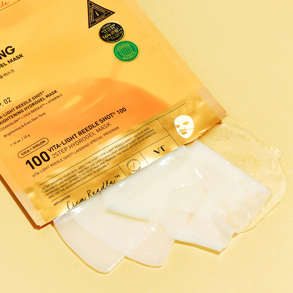 VT - Vita-Light Reedle Shot 100 2-Step Hydrogel Mask [34.5g]