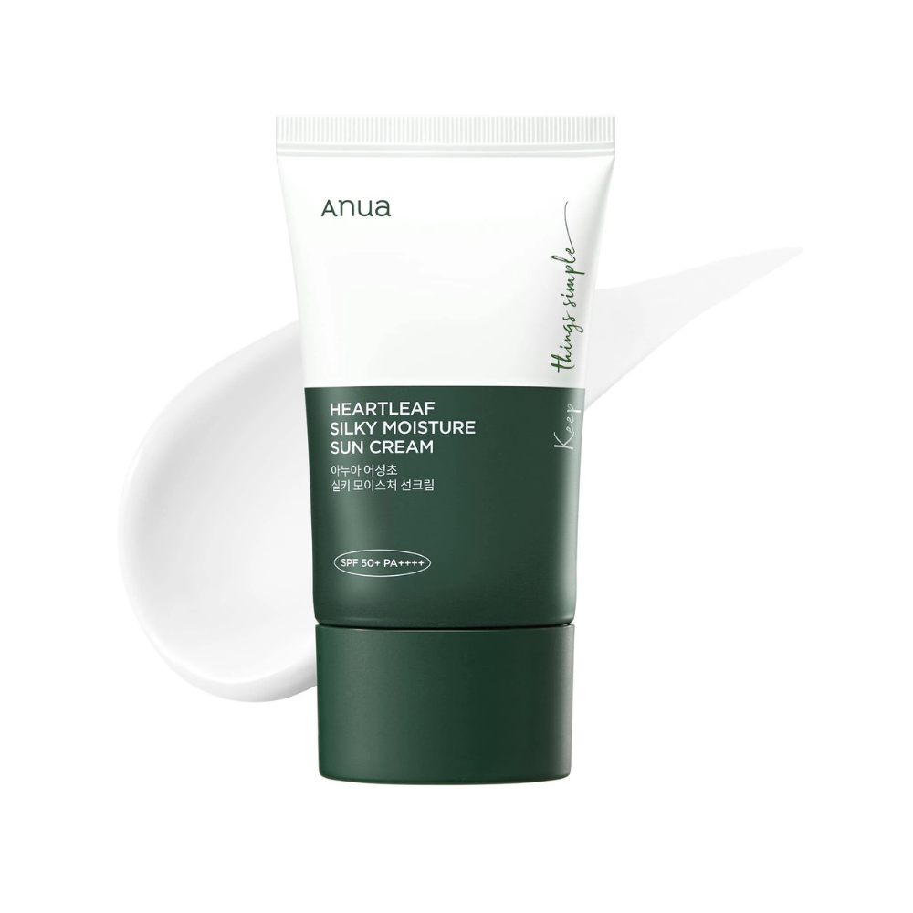 ANUA - Heartleaf Silky Moisture Sun Cream [50ml]
