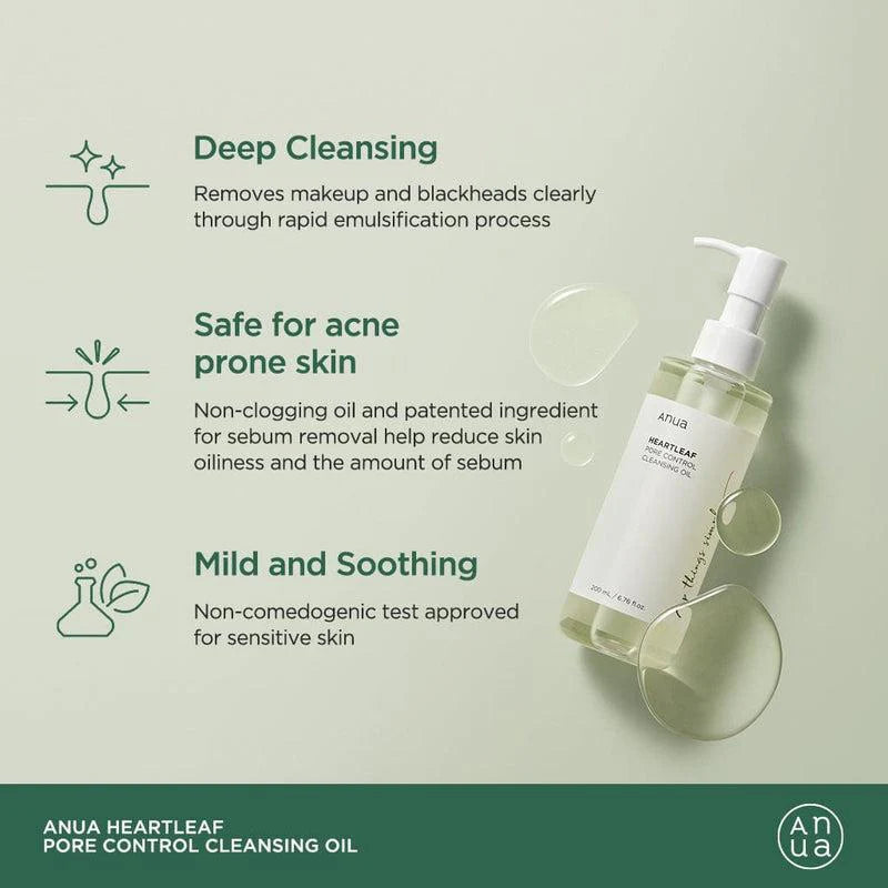 ANUA - Heartleaf Pore Control Cleansing Oil [200ml] Clearance