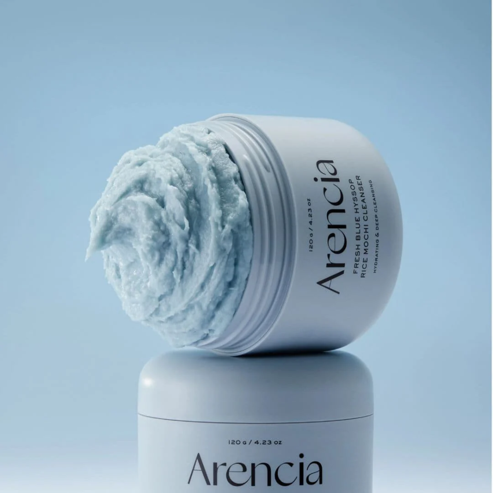 ARENCIA - Fresh Blue Hyssop Rice Mochi Cleanser [120g]