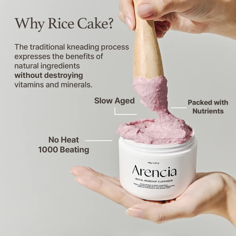 ARENCIA - Fresh Rosehip Rice Mochi Cleanser [120g]