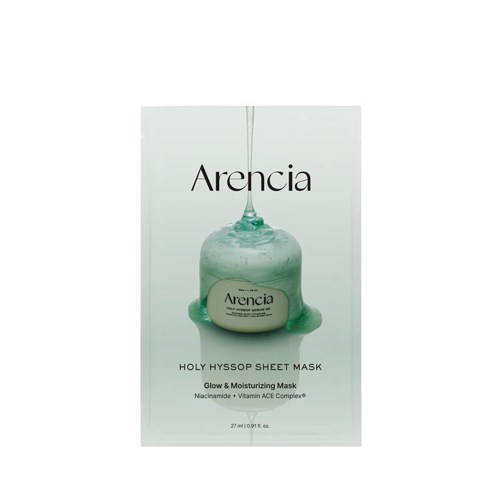 ARENCIA - Holy Hyssop Sheet Mask Set [5 sheets - 27ml]