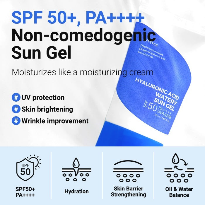 ISNTREE - Hyaluronic Acid Watery Sun Gel [50ml] EXP 06/2026