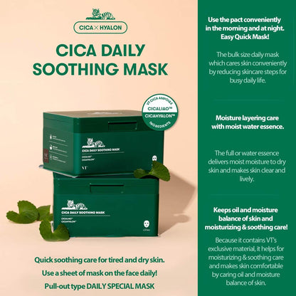 VT - Cica Daily Soothing Mask [30ea]