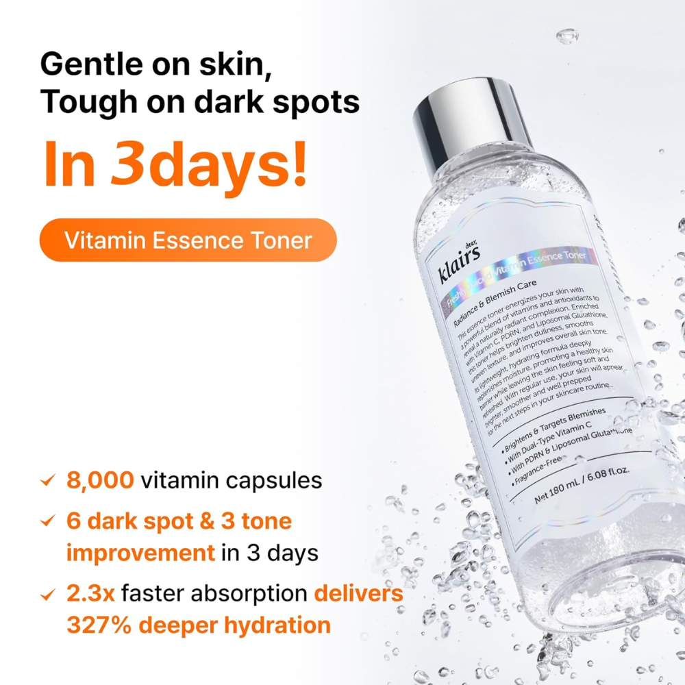 DEAR KLAIRS - Freshly Juiced Vitamin Essence Toner [180ml]
