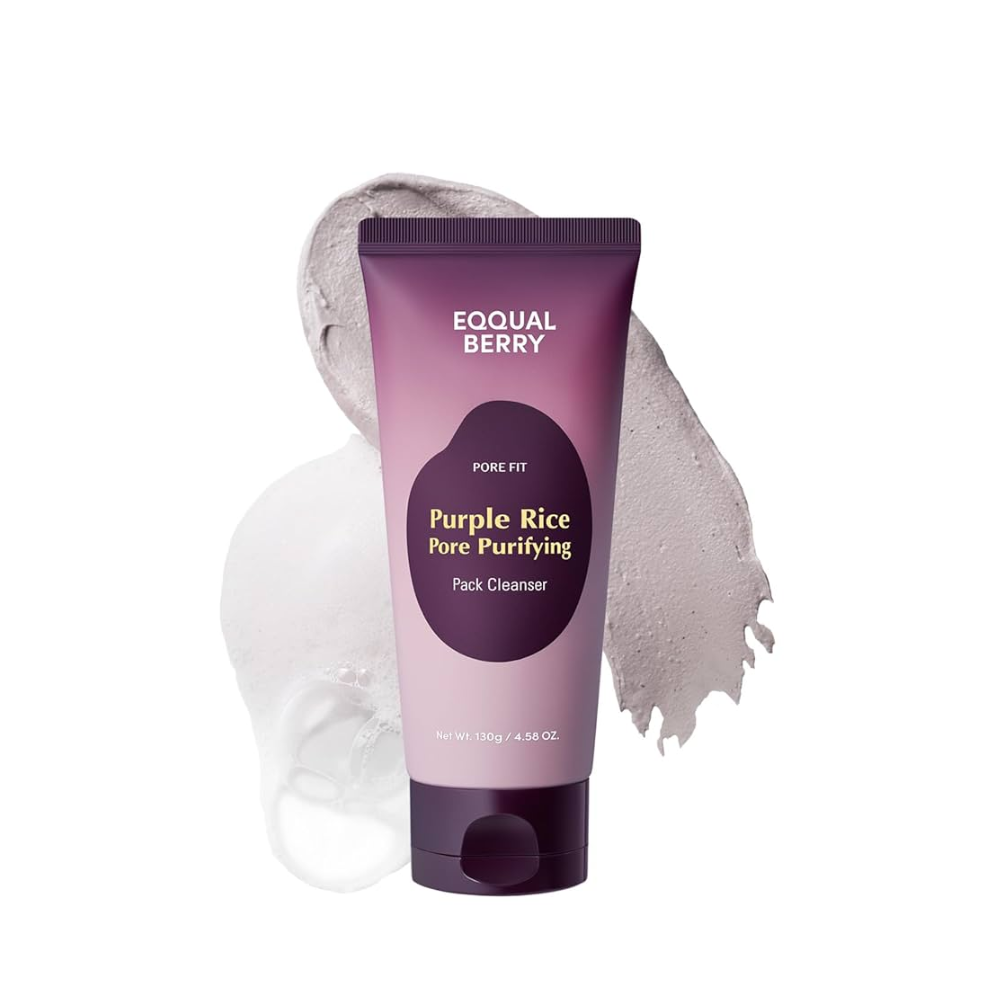 EQQUALBERRY - Purple Rice Pore Purifying Pack Cleanser [130g]