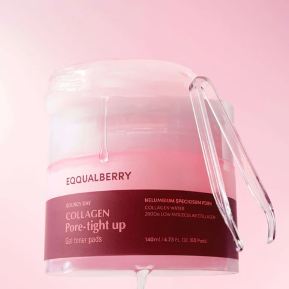EQQUALBERRY - Collagen Pore-Tight Up Gel Toner Pads [60 pads - 140ml]