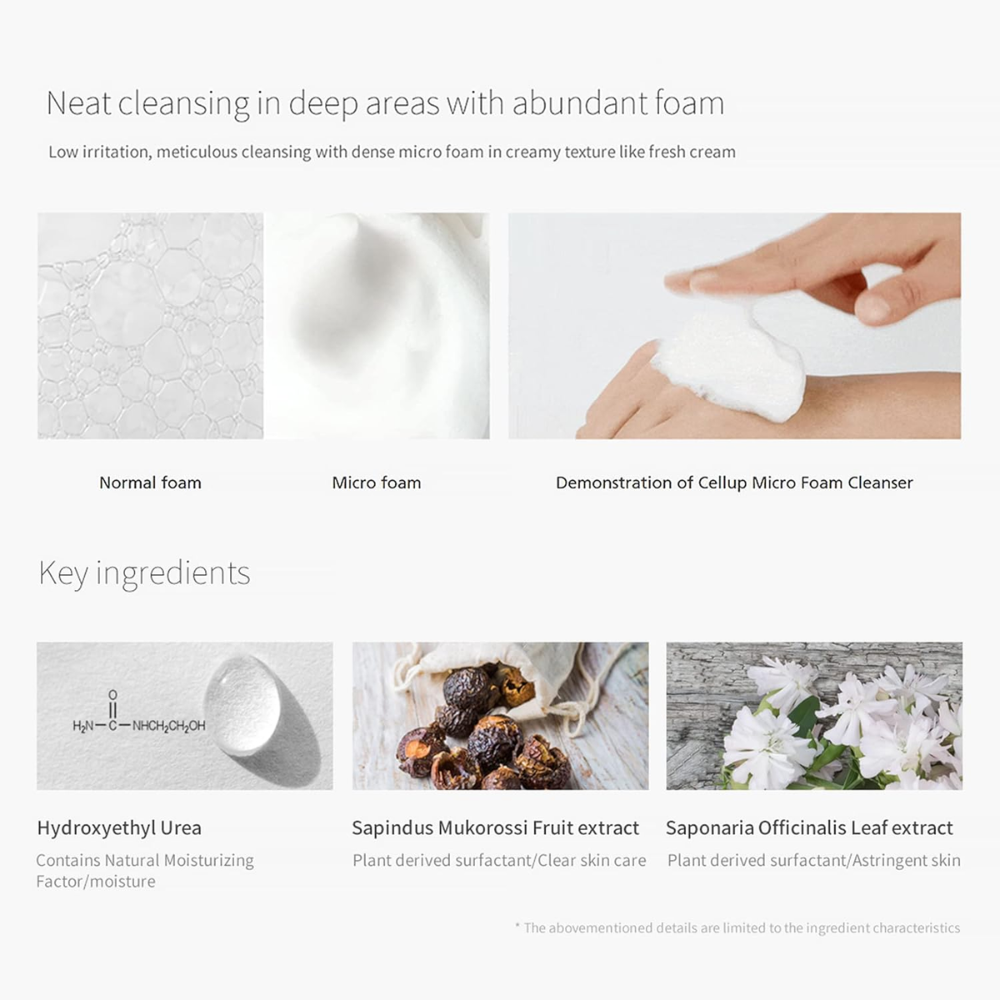 LAGOM - Cellup Micro Foam Cleanser [120ml]