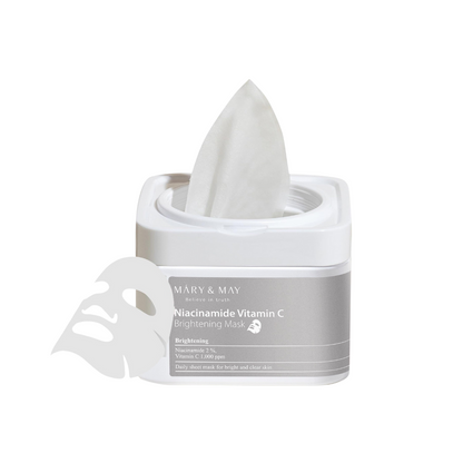 MARY&MAY - Niacinamide Vitamin C Brightening Mask [30 sheets]