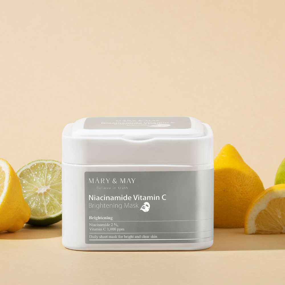 MARY&MAY - Niacinamide Vitamin C Brightening Mask [30 sheets]