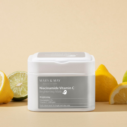 MARY&MAY - Niacinamide Vitamin C Brightening Mask [30 sheets]