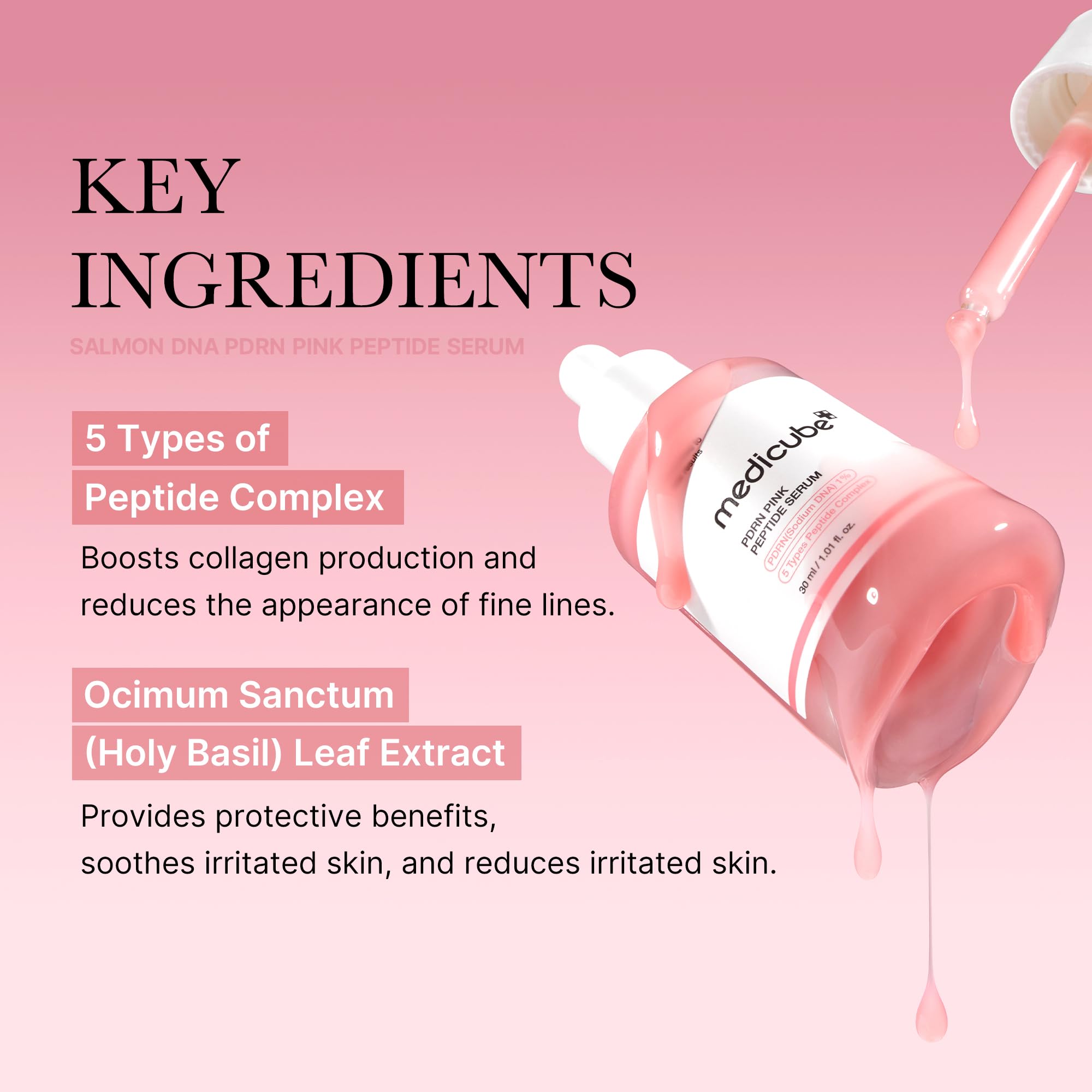 MEDICUBE - PDRN Pink Peptide Serum [30ml]