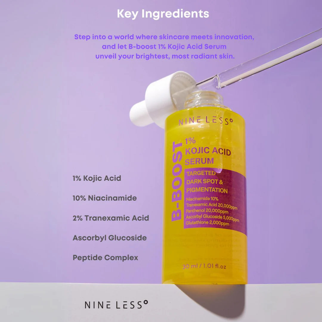 NINELESS - B-Boost 1% Kojic Acid Serum [30ml]