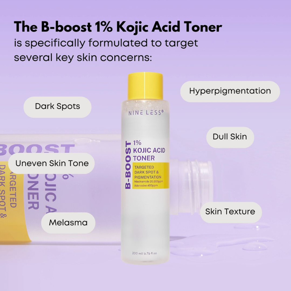 NINELESS - B-Boost 1% Kojic Acid Toner [200ml]