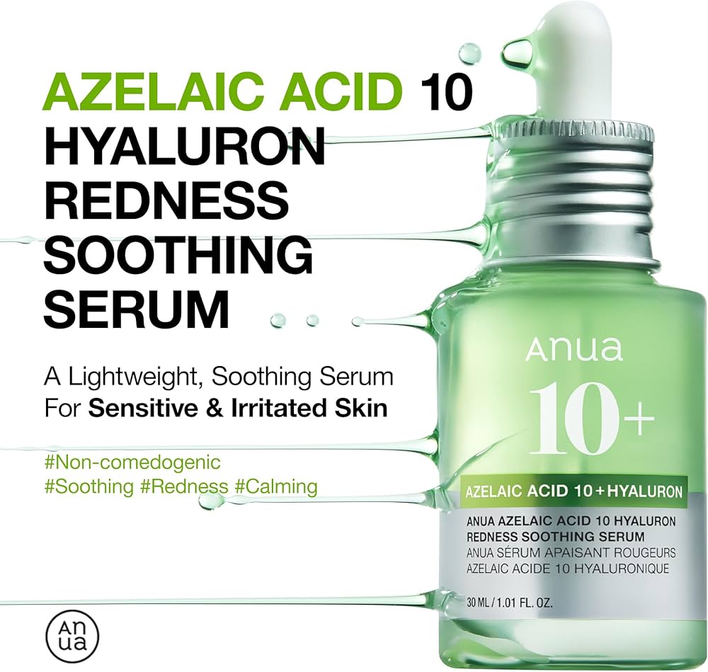 ANUA - Azelaic Acid 10 Hyaluron Redness Soothing Serum [30ml]