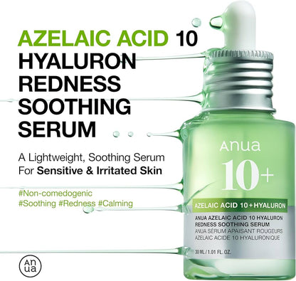 ANUA - Azelaic Acid 10 Hyaluron Redness Soothing Serum [30ml]