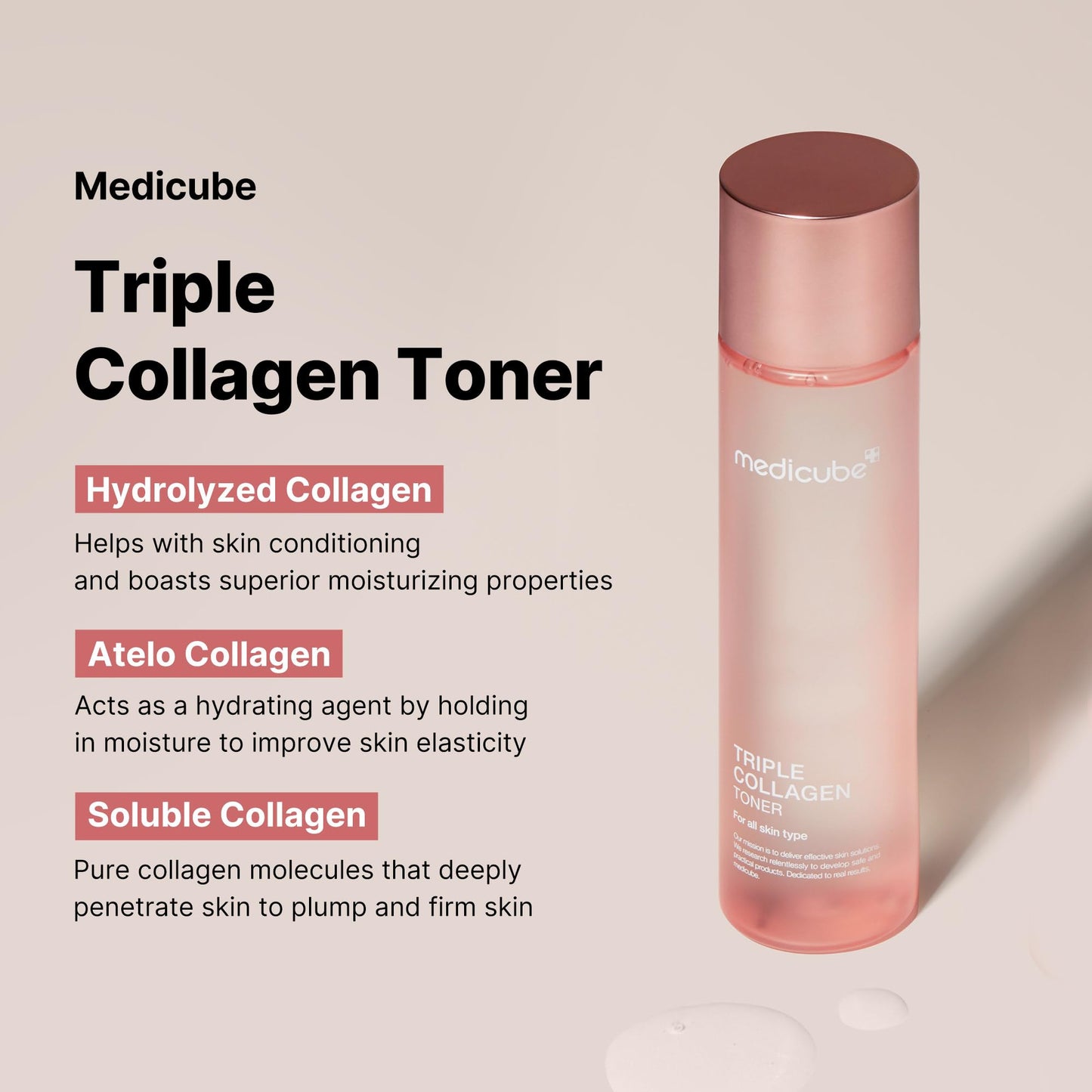 MEDICUBE - Triple Collagen Toner [140ml]