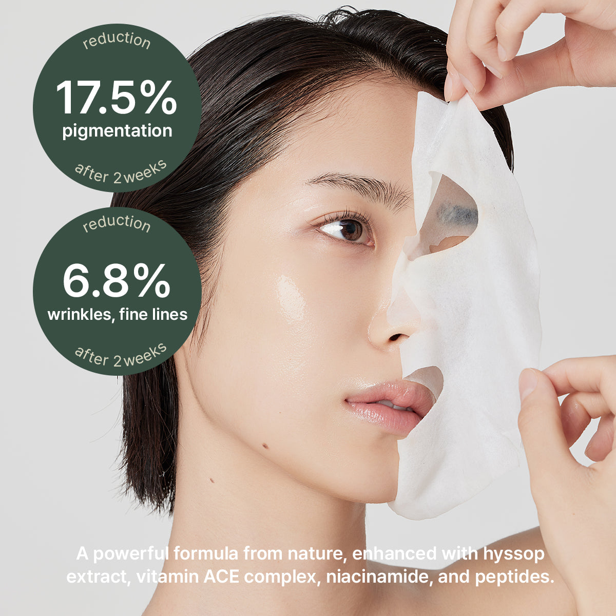 ARENCIA - Holy Hyssop Sheet Mask Set [5 sheets - 27ml]