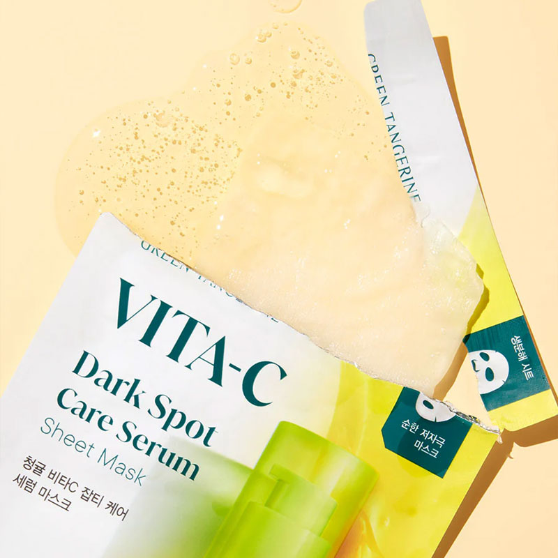 GOODAL - Green Tangerine Vita C Dark Spot Care Serum Mask [28g]