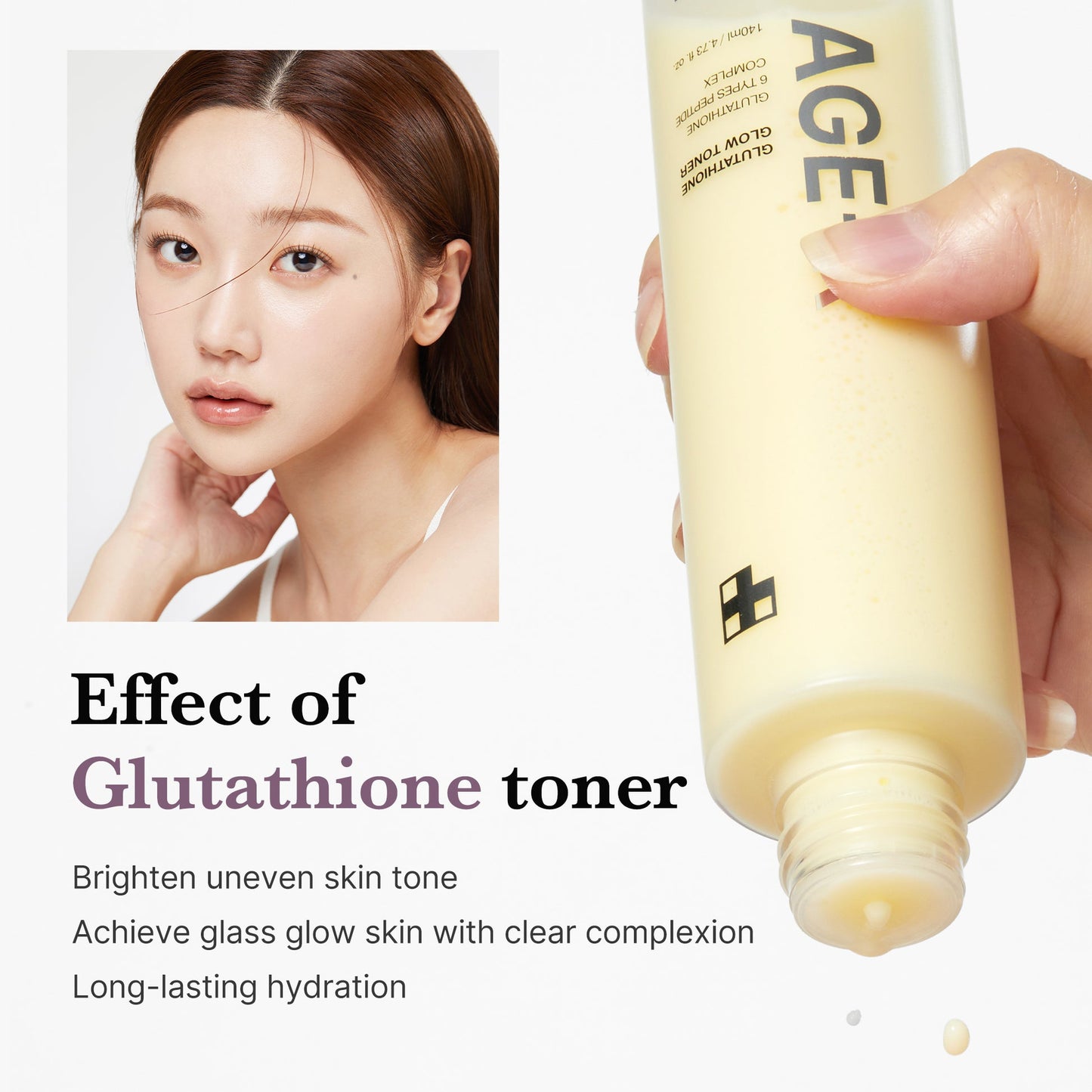 MEDICUBE - AGE-R Glutathione Glow Toner [140ml]