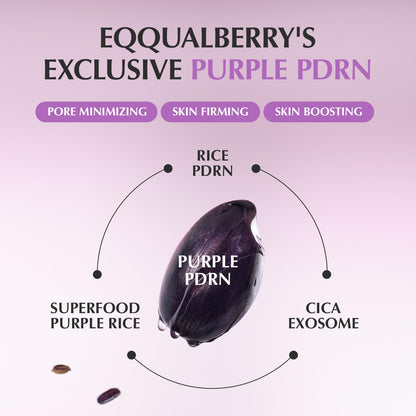 EQQUALBERRY - Purple PDRN Pore Minimizing Serum [30ml]