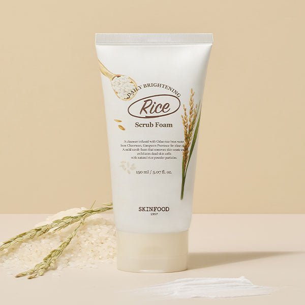 SKINFOOD - Rice Daily Brightening Scrub Foam [150ml]