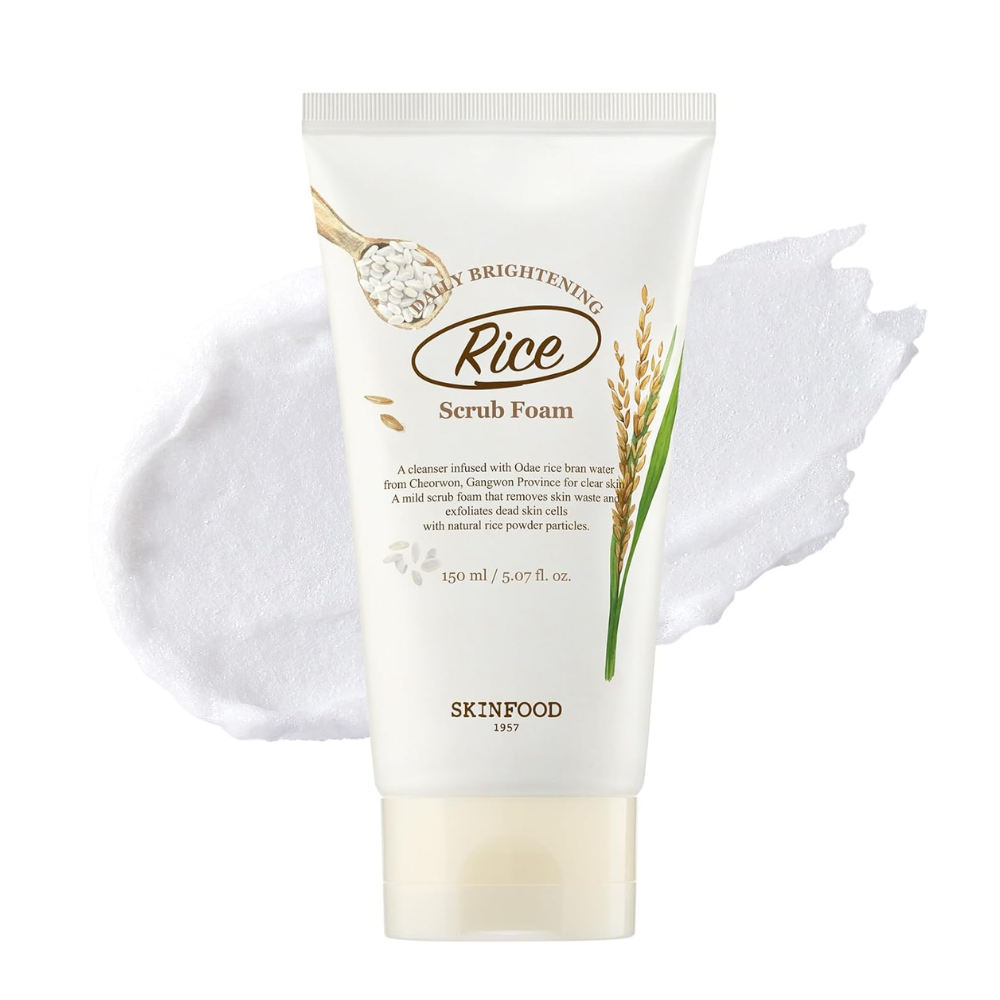 SKINFOOD - Rice Daily Brightening Scrub Foam [150ml]