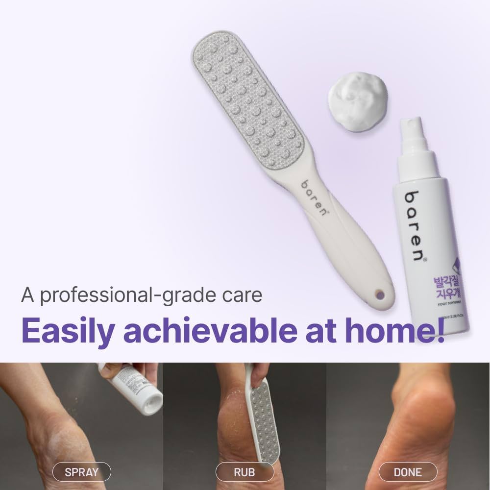 BAREN - Foot Callus Eraser Home Set [2pcs / Kit]