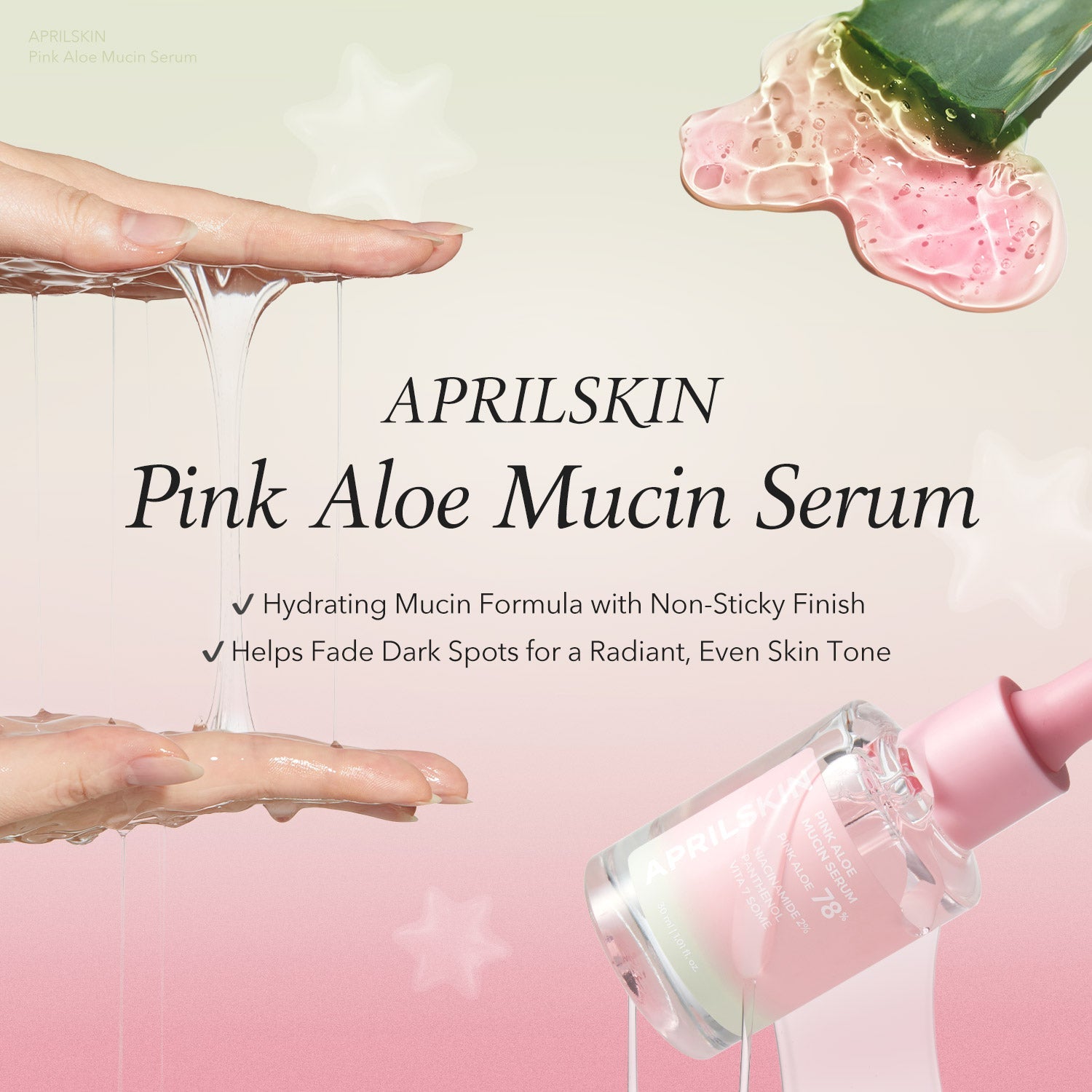APRILSKIN - Pink Aloe Mucin Serum [30ml]