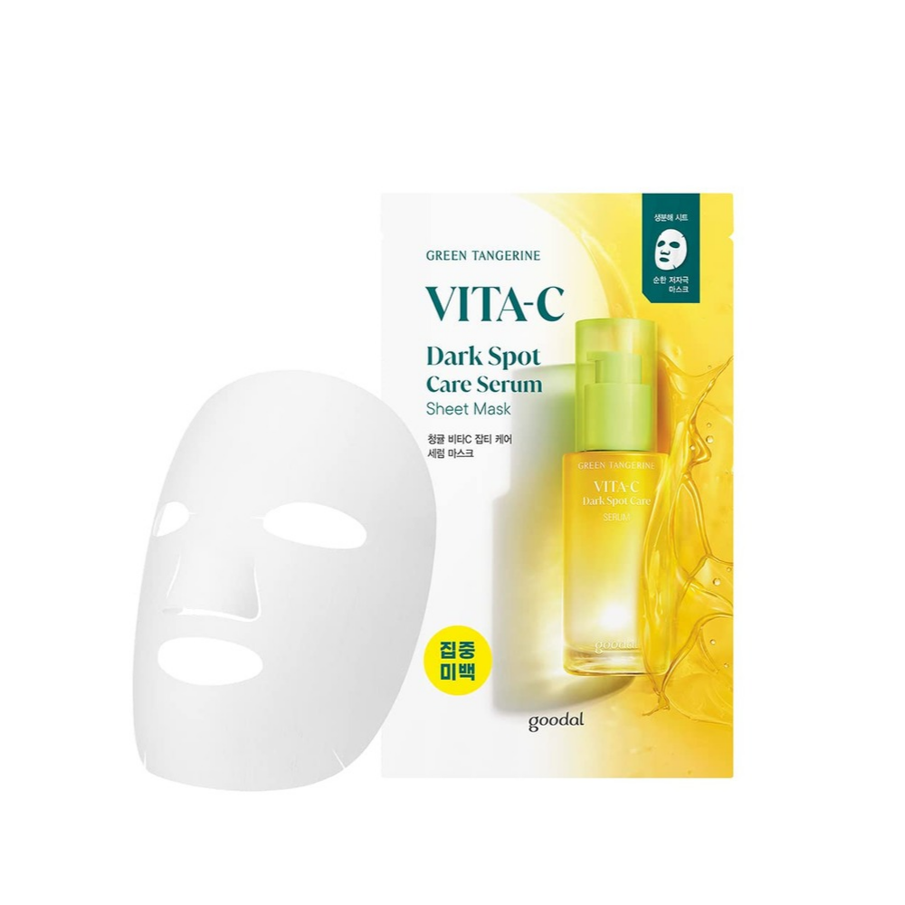 GOODAL - Green Tangerine Vita C Dark Spot Care Serum Mask [28g]