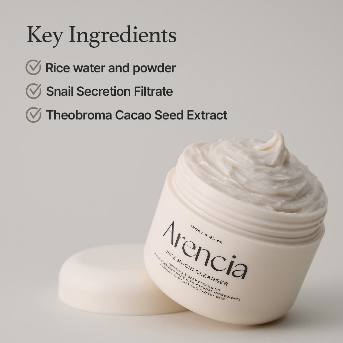 ARENCIA - Rice Mucin Cleanser [120g]