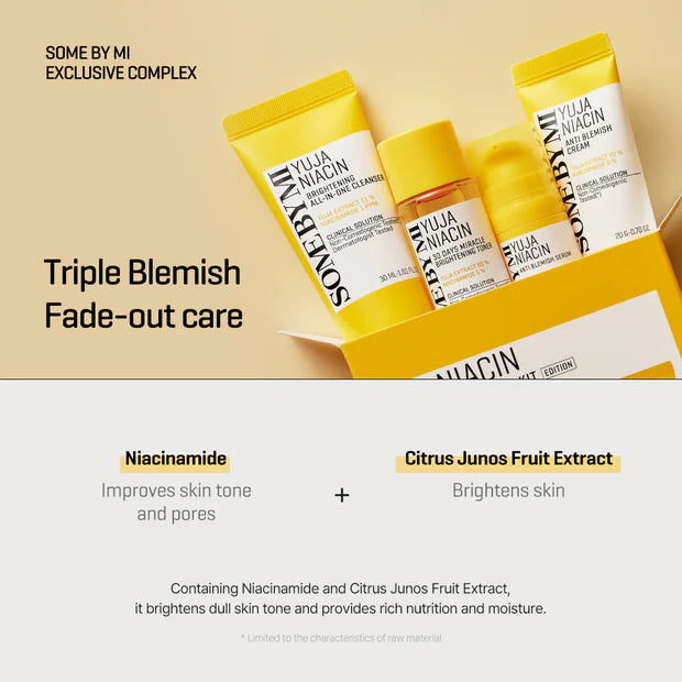 SOME BY MI - Yuja Niacin Anti Blemish Starter Kit [4 pcs]