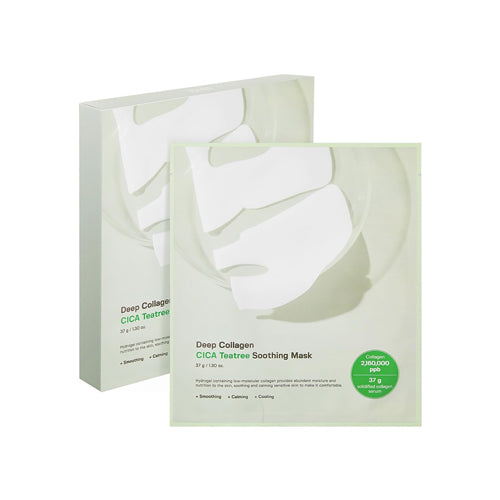 SUNGBOON EDITOR - Deep Collagen Cica Teatree Soothing Mask Set [4 sheets - 37g]