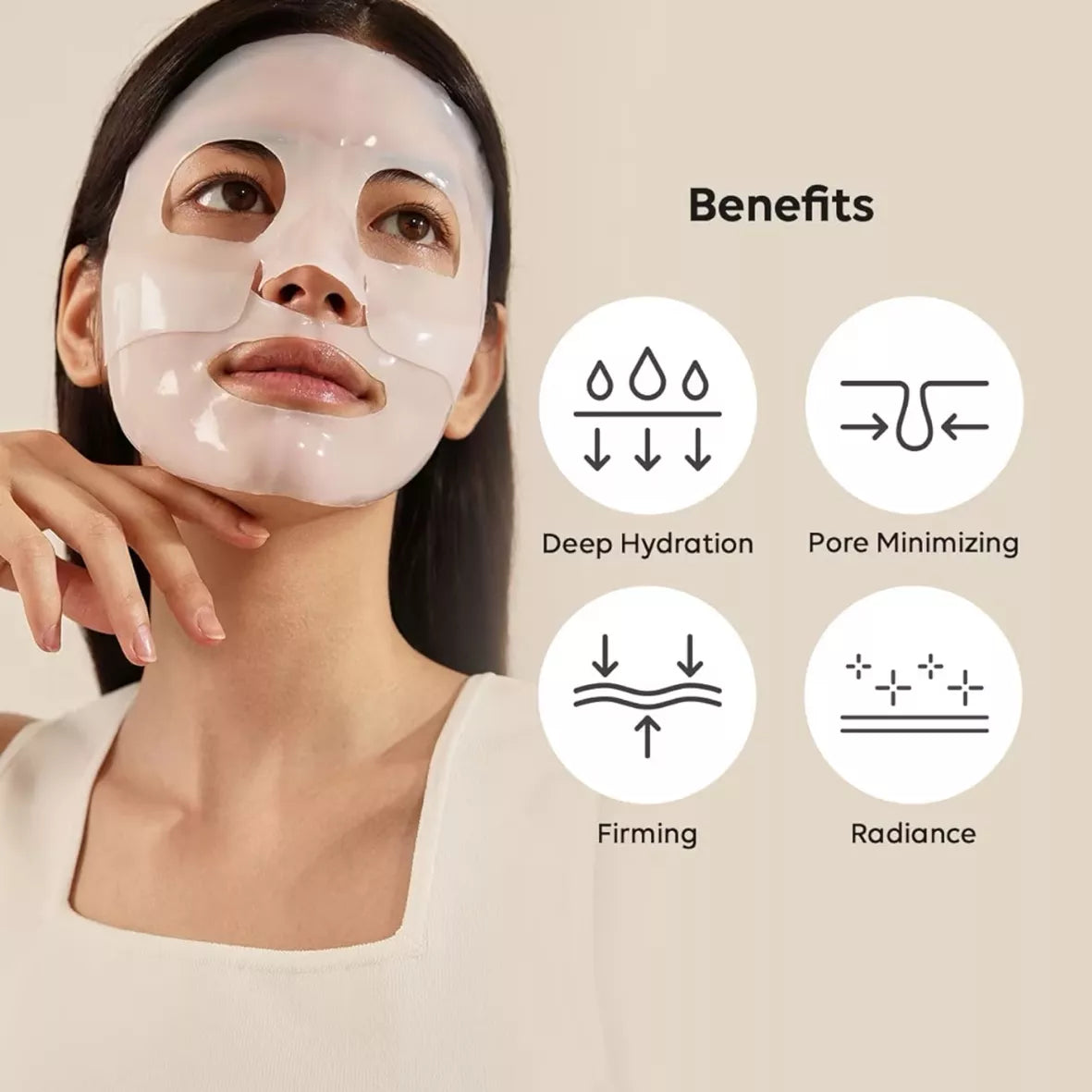 SUNGBOON EDITOR - Deep Collagen Cica Teatree Soothing Mask Set [4 sheets - 37g]
