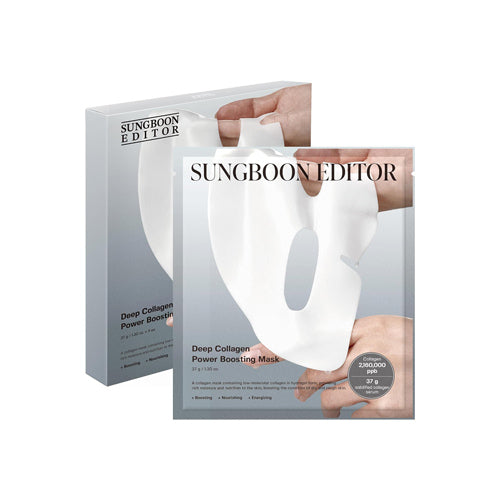 SUNGBOON EDITOR - Deep Collagen Power Boosting Mask Set [4 sheets - 37g]