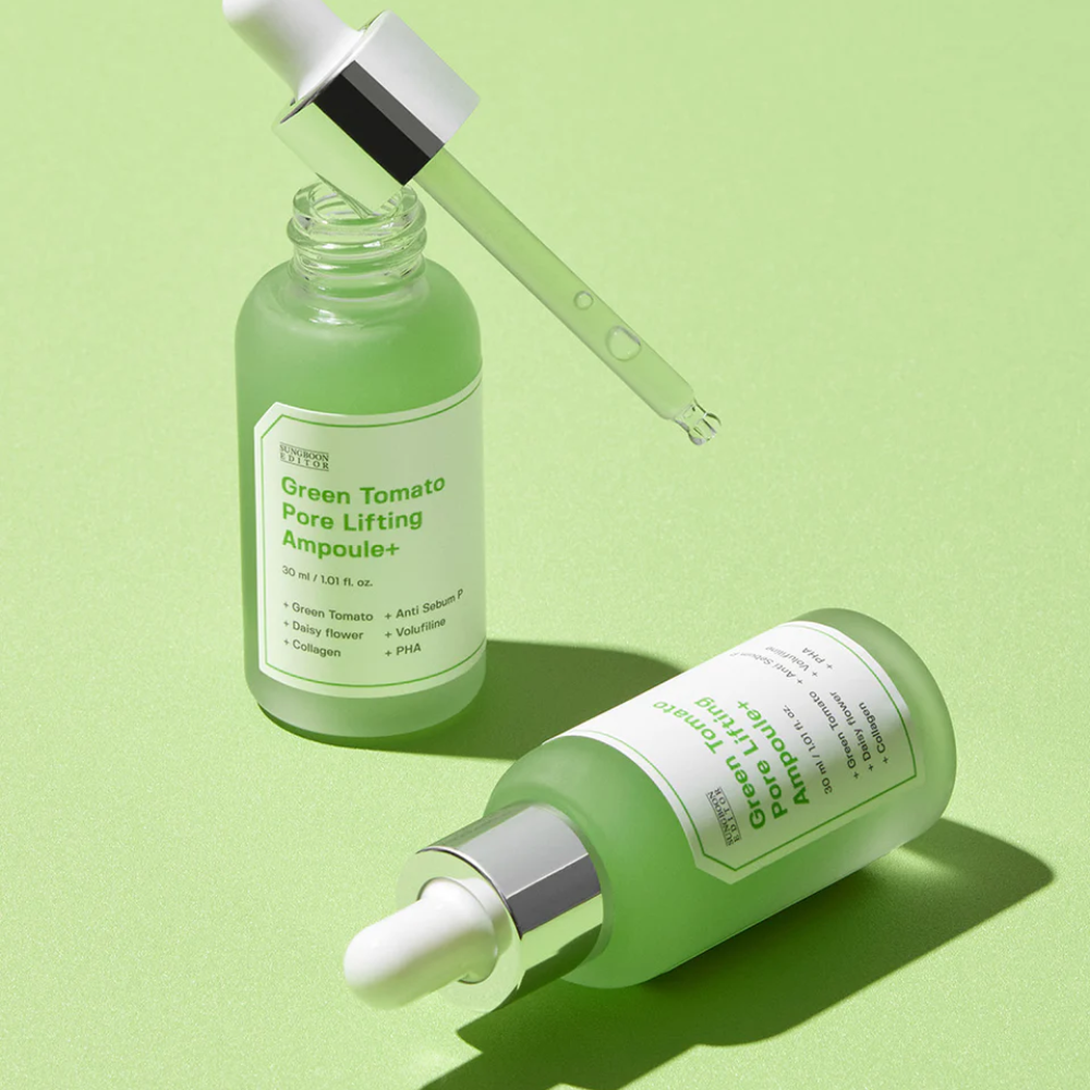 SUNGBOON EDITOR - Green Tomato Pore Lifting Ampoule+ Jumbo [75ml]