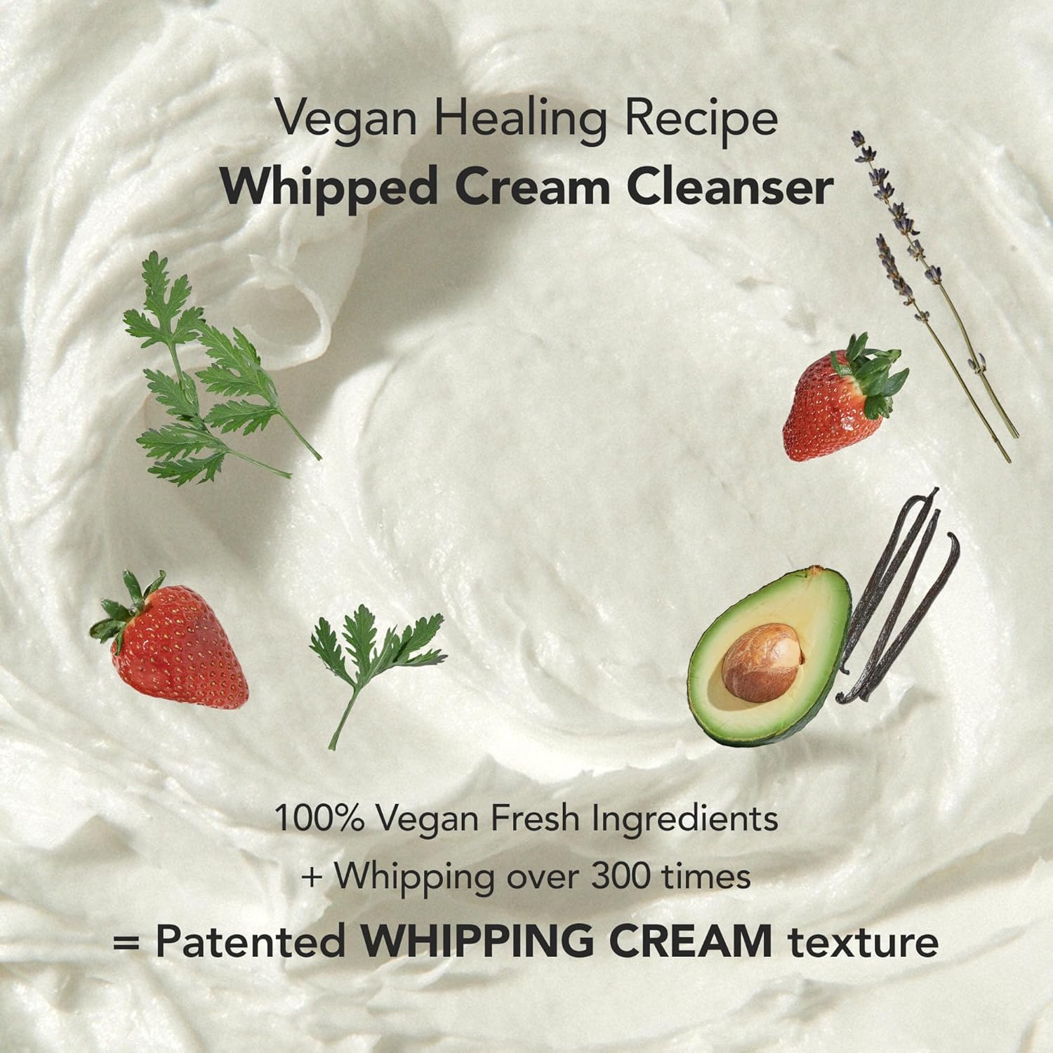 WHIPPED - Vegan Pack Cleanser Jumbo - 5 Types [130g] EXP 2026